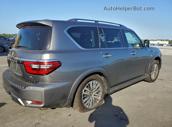 JN8AY2BB2M9794898 2021 NISSAN ARMADA Gray Задня права чверть