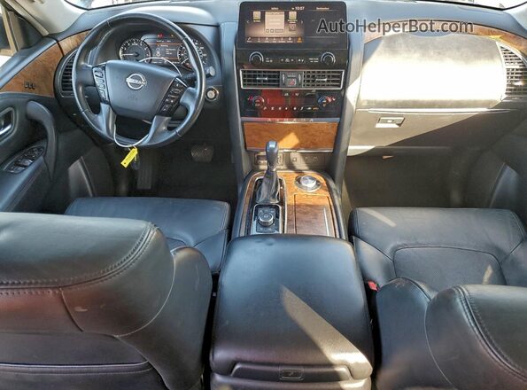 JN8AY2BB2M9794898 2021 NISSAN ARMADA Gray Вид панелі приладів