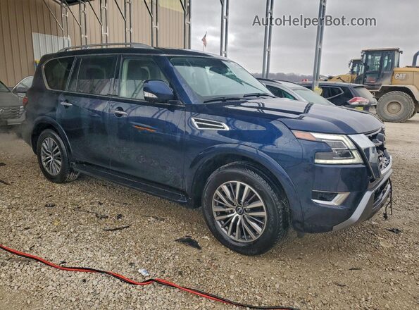 JN8AY2BB5R9852851 2024 NISSAN ARMADA Blue Przód prawy