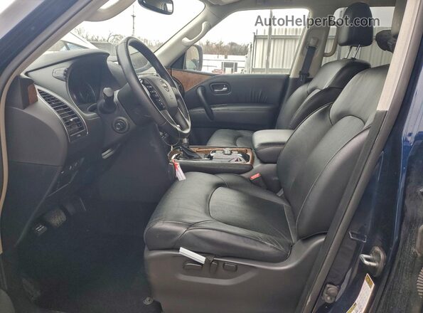 JN8AY2BB5R9852851 2024 NISSAN ARMADA Blue Widok wnętrza z przodu