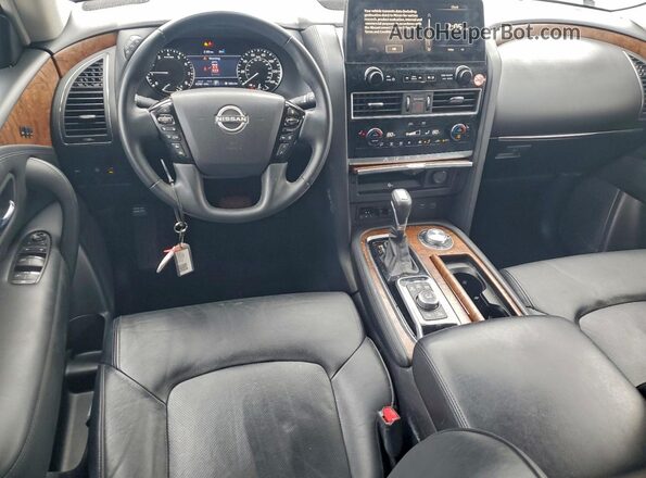 JN8AY2BB5R9852851 2024 NISSAN ARMADA Blue Widok deski rozdzielczej