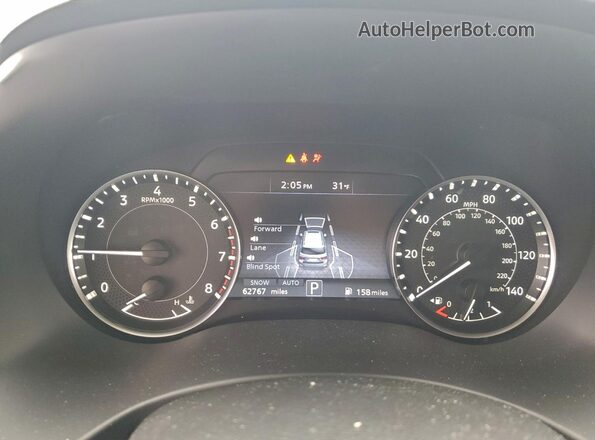 JN8AY2BB5R9852851 2024 NISSAN ARMADA Blue Widok zestawu wskaźników