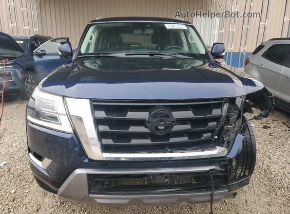JN8AY2BB5R9852851 2024 NISSAN ARMADA Blue Widok wnętrza 360 stopni