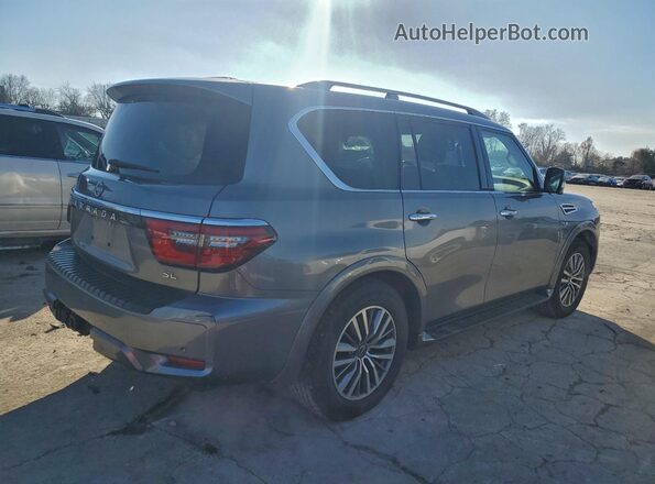 JN8AY2BC1M9146512 2021 NISSAN ARMADA Gray Հետևի աջ