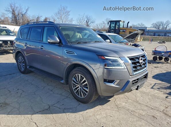 JN8AY2BC1M9146512 2021 NISSAN ARMADA Gray Առջևի աջ