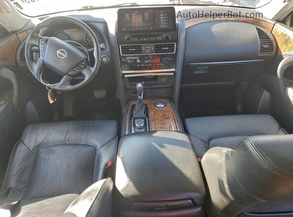 JN8AY2BC1M9146512 2021 NISSAN ARMADA Gray Առջևի վահանակի տեսք