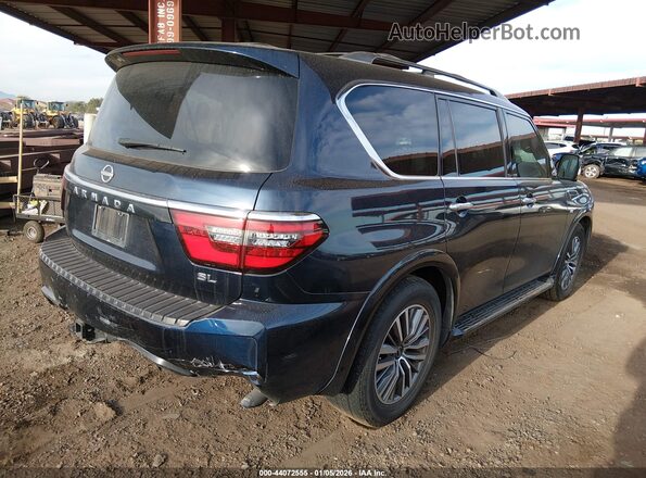 JN8AY2BC3M9147502 2021 NISSAN ARMADA Blue Հետևի աջ