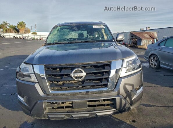 JN8AY2BC8P9182489 2023 NISSAN ARMADA Серый Вид спереди