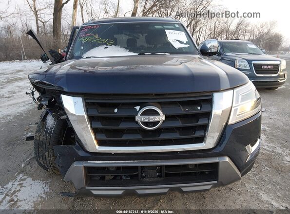 JN8AY2CD7P9692629 2023 NISSAN ARMADA Blue Սարքավորումների վահանակի տեսք