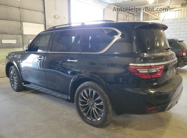 JN8AY2DB2N9810502 2022 NISSAN ARMADA Черный Задняя левая четверть