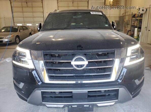 JN8AY2DB2N9810502 2022 NISSAN ARMADA Черный Вид спереди