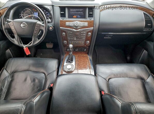JN8AY2NF4K9351096 2019 NISSAN ARMADA White Widok deski rozdzielczej