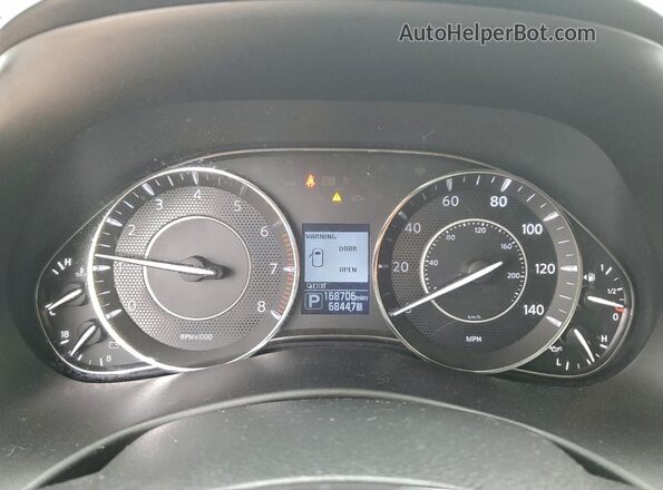 JN8AY2NF4K9351096 2019 NISSAN ARMADA White Widok zestawu wskaźników