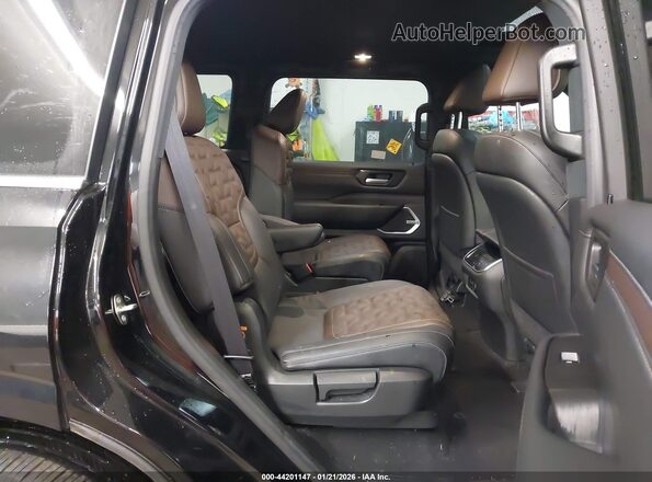 JN8AY3CC0S9201338 2025 NISSAN ARMADA Black VIN կոդի պիտակի տեսք