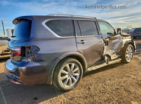 JN8AZ2AC8N9485090 2022 INFINITI QX80 Gray Rear right