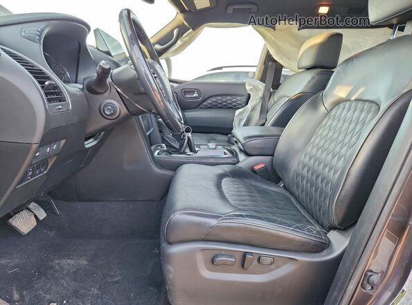 JN8AZ2AC8N9485090 2022 INFINITI QX80 Gray Front interior view