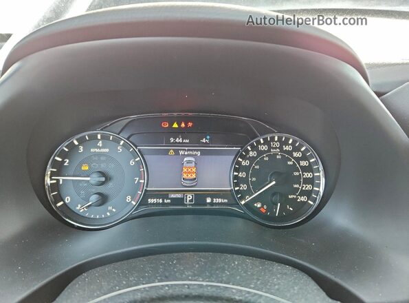 JN8AZ2AC8N9485090 2022 INFINITI QX80 Gray Instrument cluster view