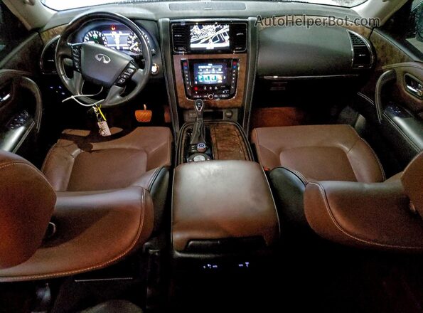 JN8AZ2AD9M9861397 2021 INFINITI QX80 White წინა პანელის ხედი