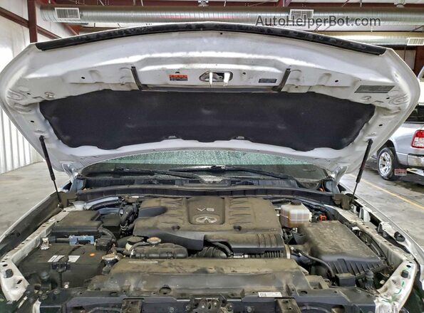 JN8AZ2AD9M9861397 2021 INFINITI QX80 White ძრავის განყოფილების ხედი