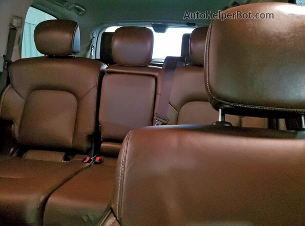 JN8AZ2AD9M9861397 2021 INFINITI QX80 White უკანა სავარძლების ხედი