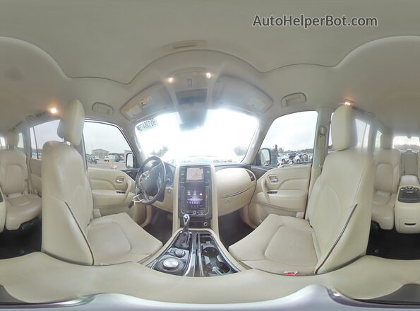 JN8AZ2AE1M9268433 2021 INFINITI QX80 White 360 interior view
