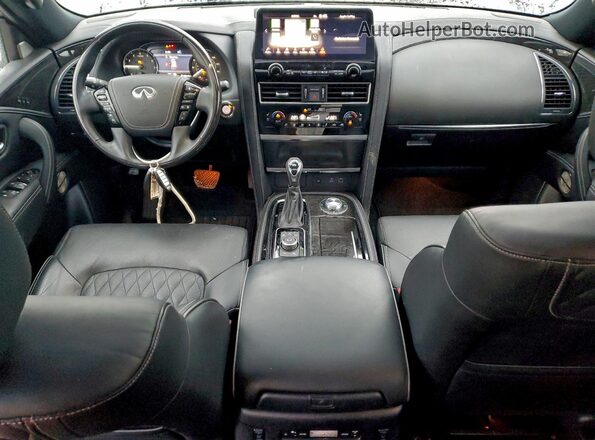 JN8AZ2AE1P9303699 2023 INFINITI QX80 Tan Вид панелі приладів