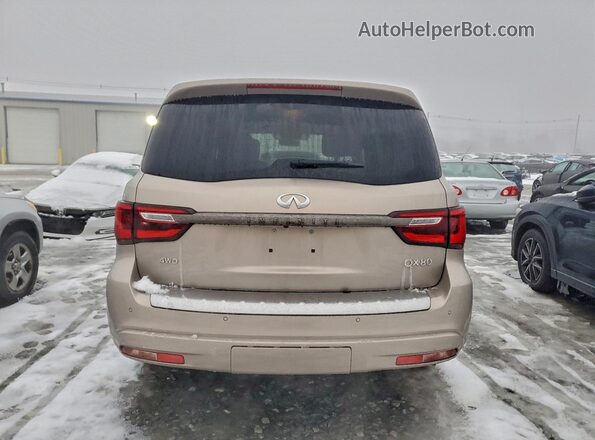 JN8AZ2AE1P9303699 2023 INFINITI QX80 Tan Вид ззаду
