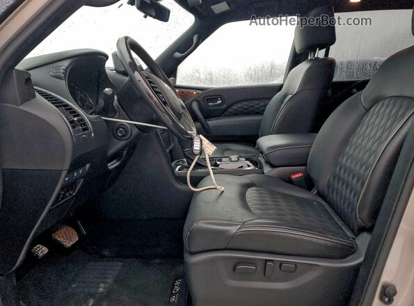 JN8AZ2AE1P9303699 2023 INFINITI QX80 Tan Вид салону спереду