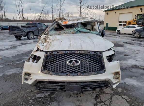 JN8AZ2AE2P9307048 2023 INFINITI QX80 White წინა ხედი