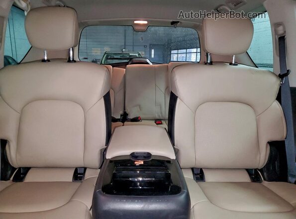 JN8AZ2AE3P9306507 2023 INFINITI QX80 Gray Vista de los asientos traseros