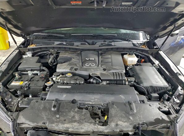 JN8AZ2AE3P9306507 2023 INFINITI QX80 Gray Vista del compartimento del motor