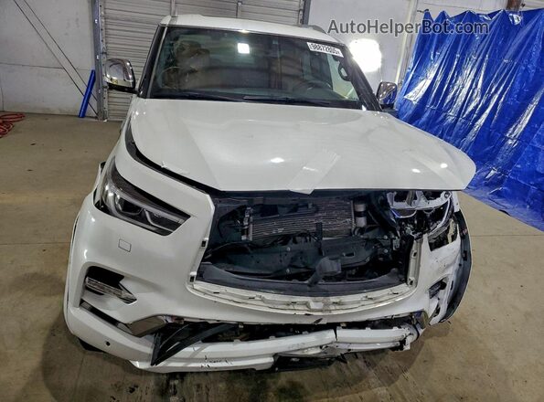 JN8AZ2AE7P9306381 2023 INFINITI QX80 White Вид спереду