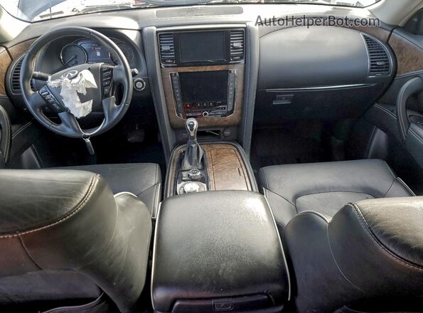 JN8AZ2AE8M9273726 2021 INFINITI QX80 Gray Вид панелі приладів