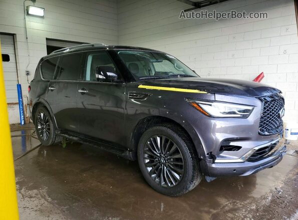 JN8AZ2AEXR9325235 2024 INFINITI QX80 Gray Delantero derecho