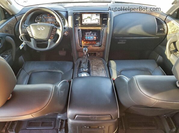 JN8AZ2AF6M9715248 2021 INFINITI QX80 Black Вид панелі приладів