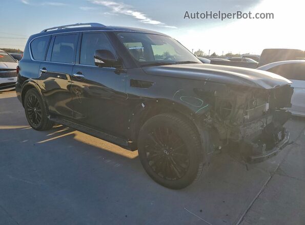 JN8AZ2AF6M9715248 2021 INFINITI QX80 Black Передня права чверть