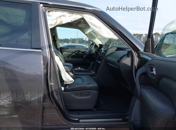 JN8AZ2AF6R9765297 2024 INFINITI QX80 Gray Widok wnętrza z przodu