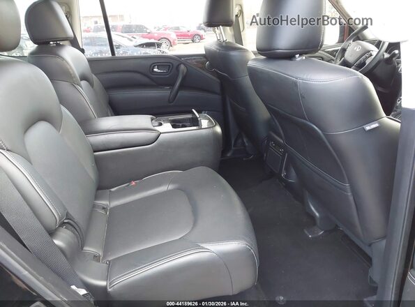 JN8AZ2AF7N9742864 2022 INFINITI QX80 Black VIN კოდის სტიკერის ხედი