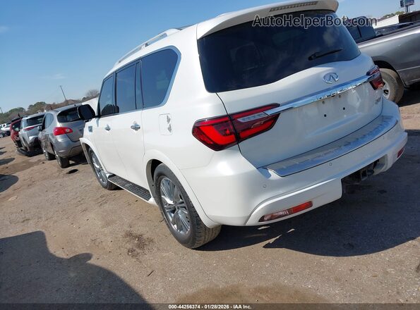 JN8AZ2AF8M9717955 2021 INFINITI QX80 White Trasero izquierdo