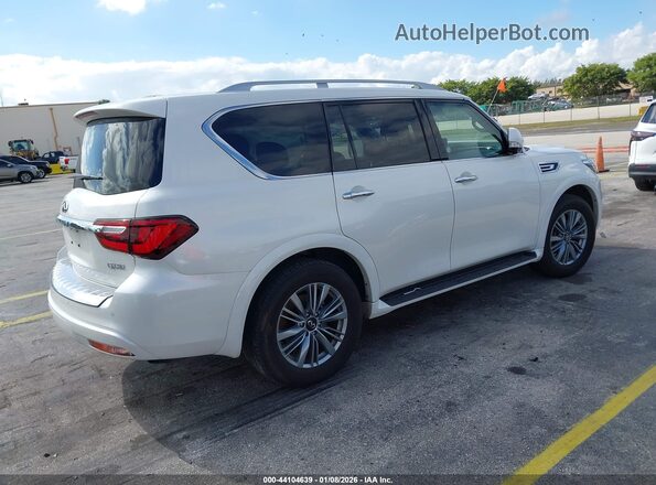 JN8AZ2AF9R9765424 2024 INFINITI QX80 White Trasero derecho