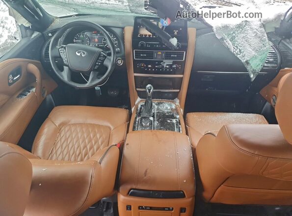 JN8AZ2BC7P9491058 2023 INFINITI QX80 Charcoal Вид панелі приладів