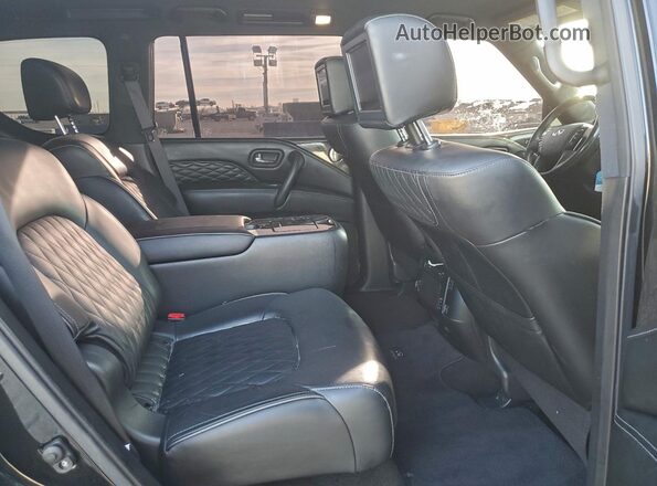 JN8AZ2BF5M9718978 2021 INFINITI QX80 Black უკანა სალონის ხედი