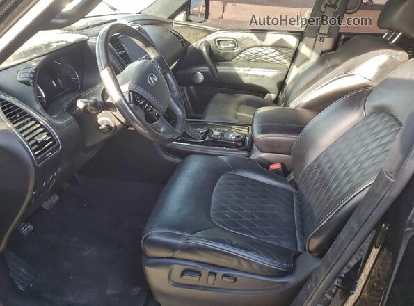 JN8AZ2BF5M9718978 2021 INFINITI QX80 Black წინა სალონის ხედი