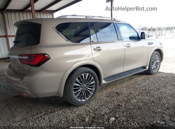 JN8AZ2NE5L9256357 2020 INFINITI QX80 Champagne Հետևի աջ
