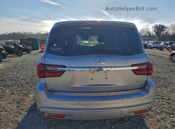 JN8AZ2NF1L9701704 2020 INFINITI QX80 Silver Front interior view