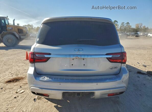 JN8AZ2NF2J9664580 2018 INFINITI QX80 Silver Вид ззаду