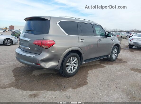 JN8AZ2NF3H9641691 2017 INFINITI QX80 Gray Trasero derecho