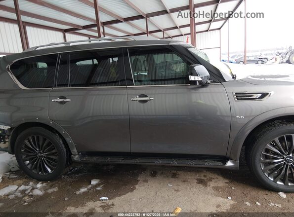 JN8AZ2NF4L9700868 2020 INFINITI QX80 Gray Вид задньої частини салону