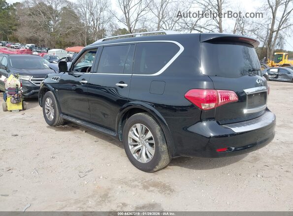 JN8AZ2NF5H9645189 2017 INFINITI QX80 Black Հետևի ձախ