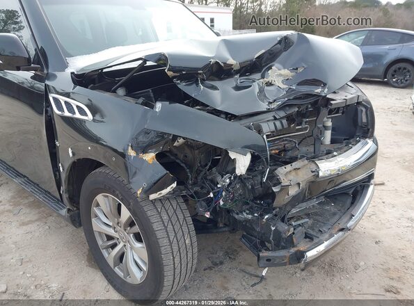 JN8AZ2NF5H9645189 2017 INFINITI QX80 Black Դիմացի տեսք
